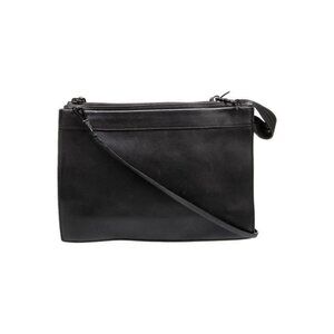 3.1 Phillip Lim Black Leather Zip Crossbody Bag